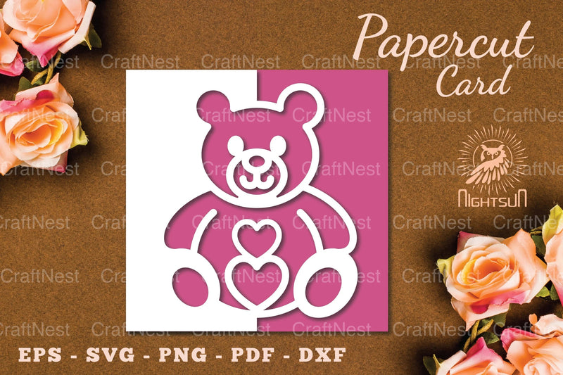 Valentine's Papercut Card SVG Bundle - CraftNest - Digital Crafting and Art