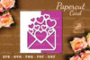 Valentine's Papercut Card SVG Bundle