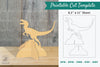 Velociraptor Printable Cut Template Bundle