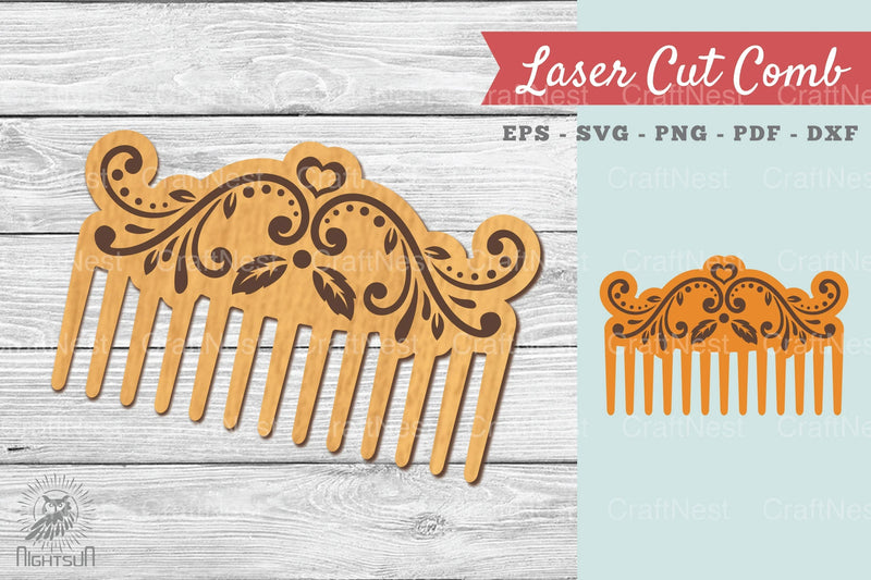 Victorian Laser Cut Comb SVG Bundle - CraftNest - Digital Crafting and Art