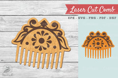 Victorian Laser Cut Comb SVG Bundle - CraftNest - Digital Crafting and Art