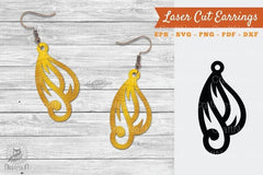 Victorian Laser Cut Earrings SVG Bundle - CraftNest - Digital Crafting and Art