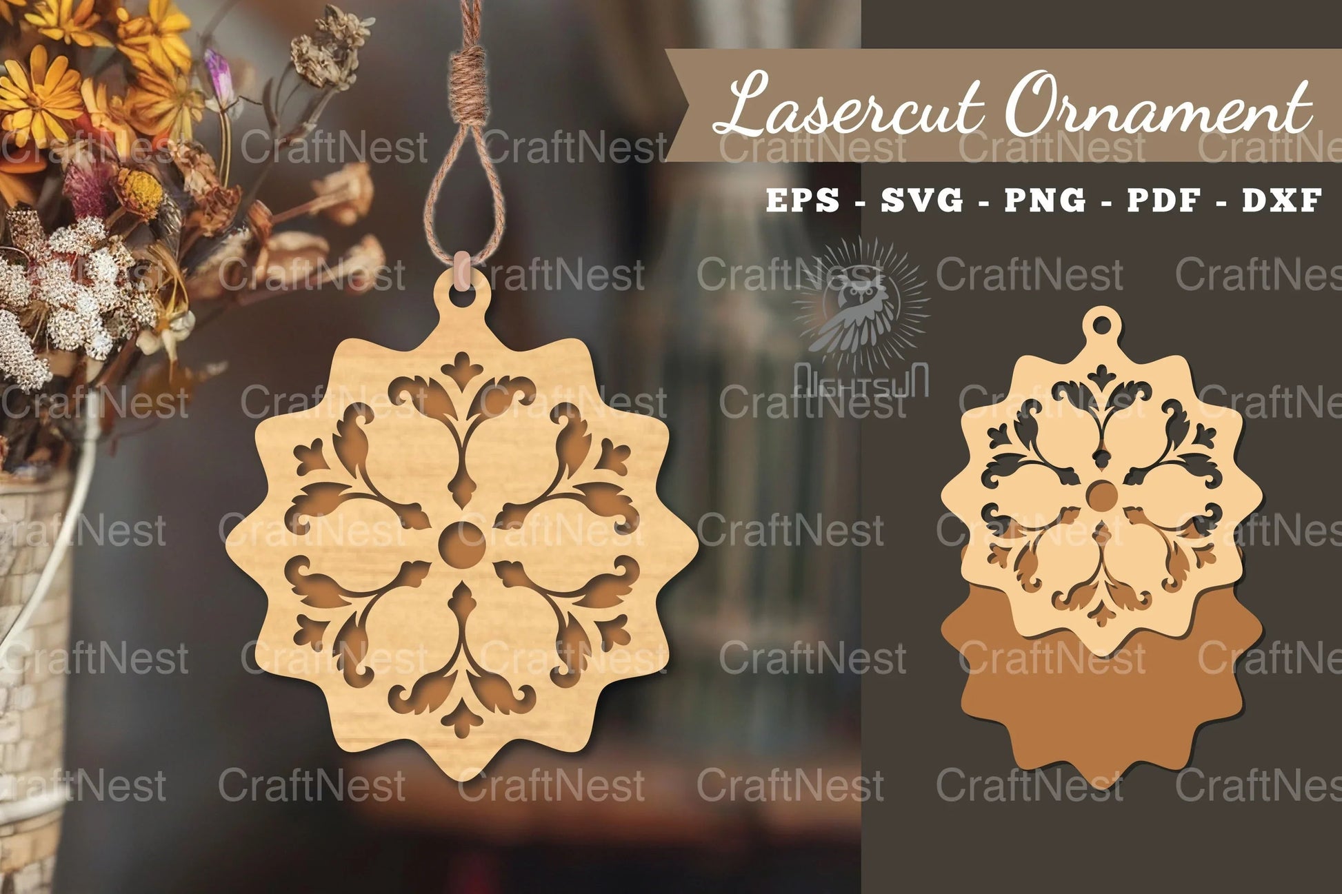 Victorian Laser Cut Ornament SVG Bundle - CraftNest - Digital Crafting and Art