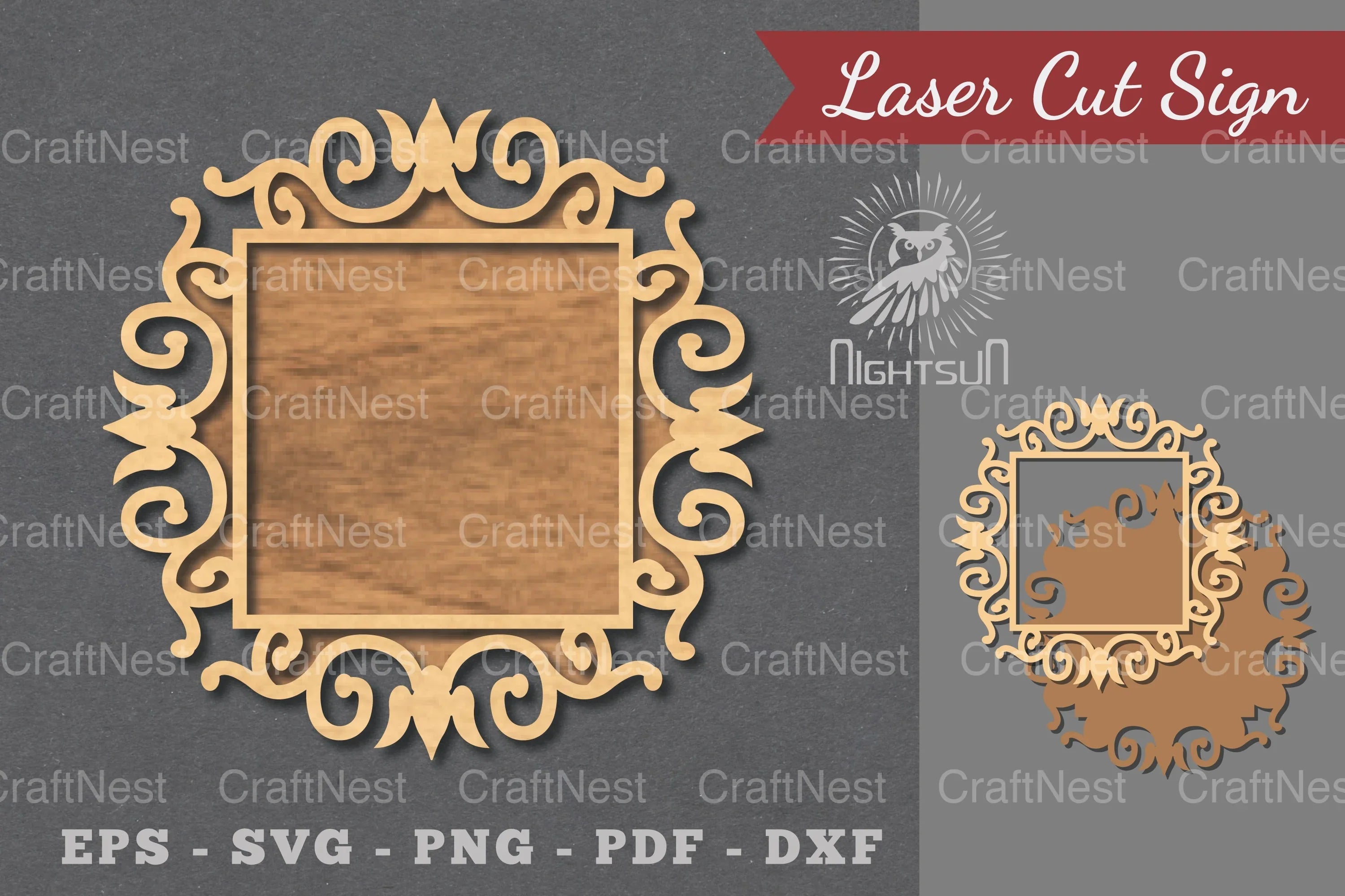 Victorian Laser Cut Sign Clipart Bundle - CraftNest - Digital Crafting and Art