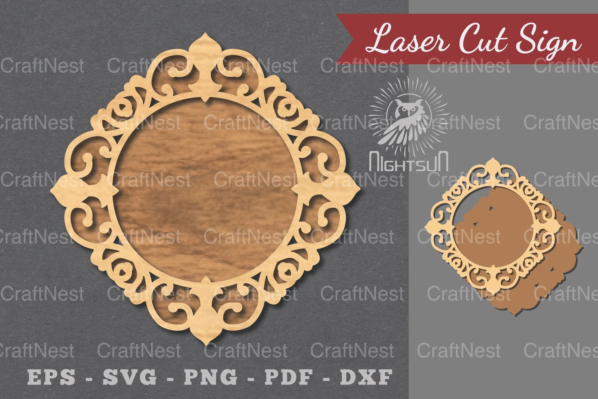 Victorian Laser Cut Sign Clipart Bundle - CraftNest - Digital Crafting and Art