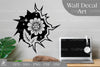 Flowers on Cracks Sticker Design Bundle