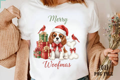 Vintage Merry Woofmas Christmas Clipart Bundle - CraftNest - Digital Crafting and Art