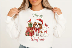 Vintage Merry Woofmas Christmas Clipart Bundle - CraftNest - Digital Crafting and Art