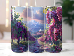 Vineyard Grapes 2 Tumbler Wrap - CraftNest - Digital Crafting and Art