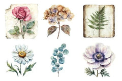 Vintage Botanical Paper Clipart Bundle - CraftNest - Digital Crafting and Art