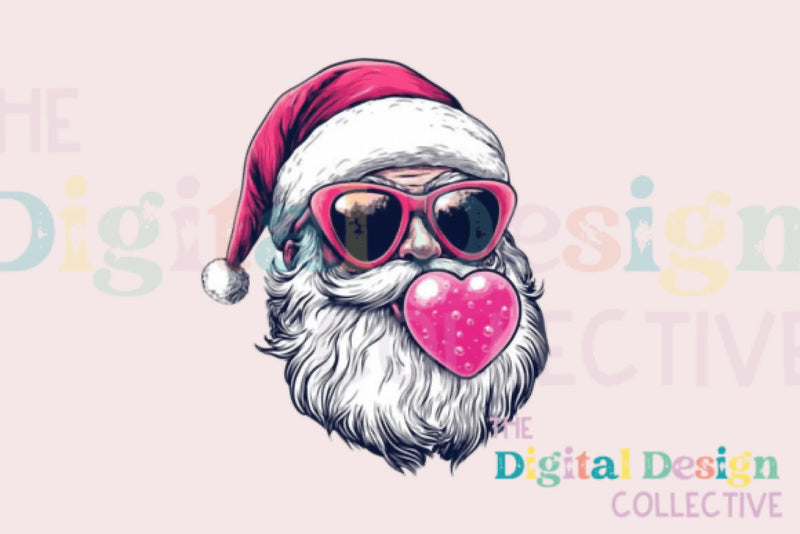 Vintage Coquette Santa Christmas Art Clipart Bundle - CraftNest - Digital Crafting and Art