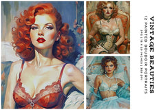 Vintage Beauties - Women - CraftNest - Digital Crafting and Art
