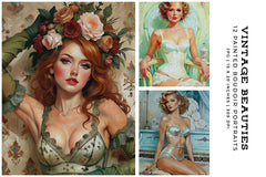 Vintage Beauties - Women - CraftNest - Digital Crafting and Art