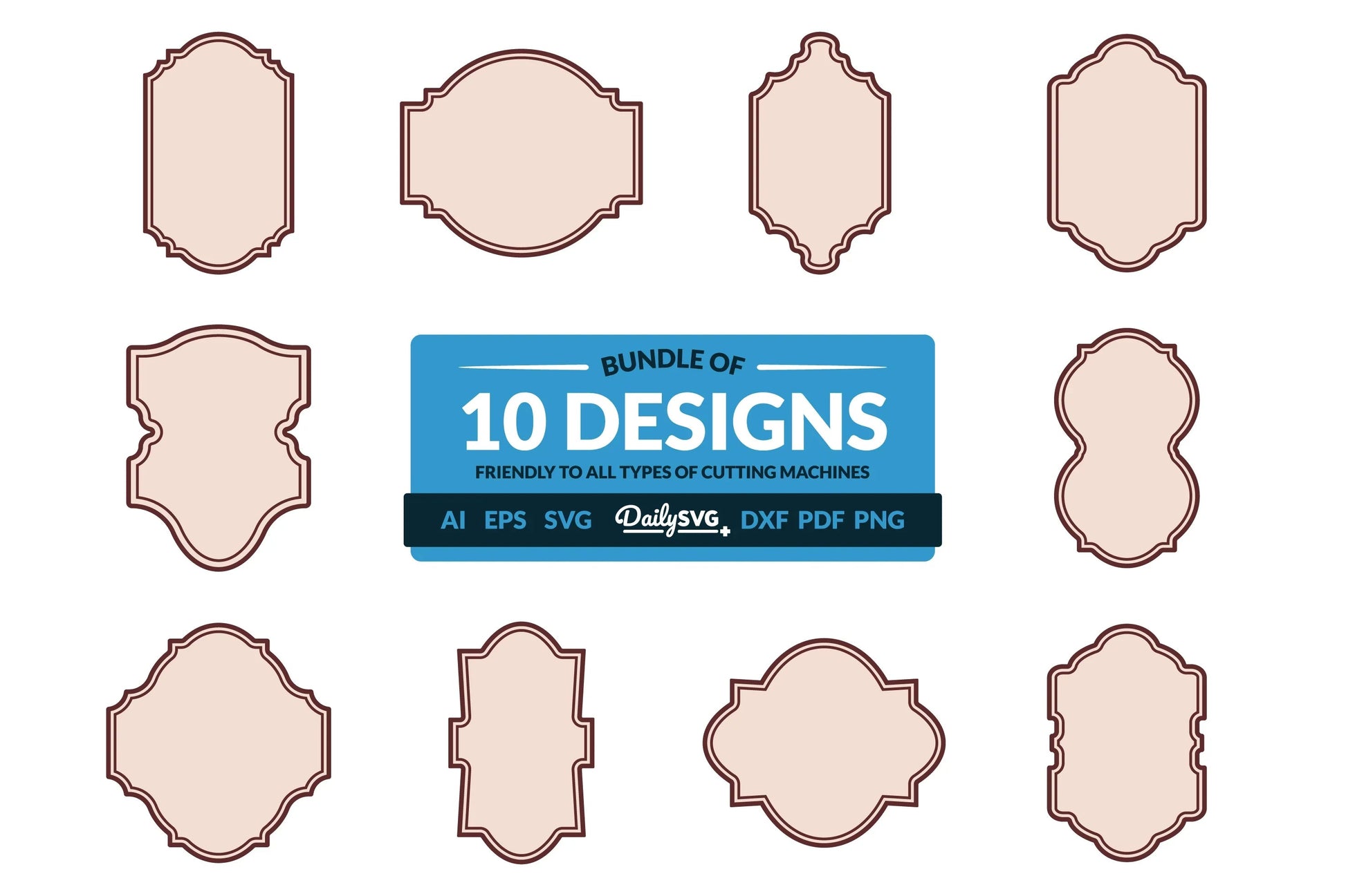 Vintage Bottle Label Clipart - Daily SVG Bundles - CraftNest - Digital Crafting and Art
