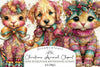 Vintage Christmas Animal Clipart Bundle