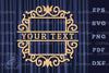 Vintage Lasercut Split Monogram SVG Bundle