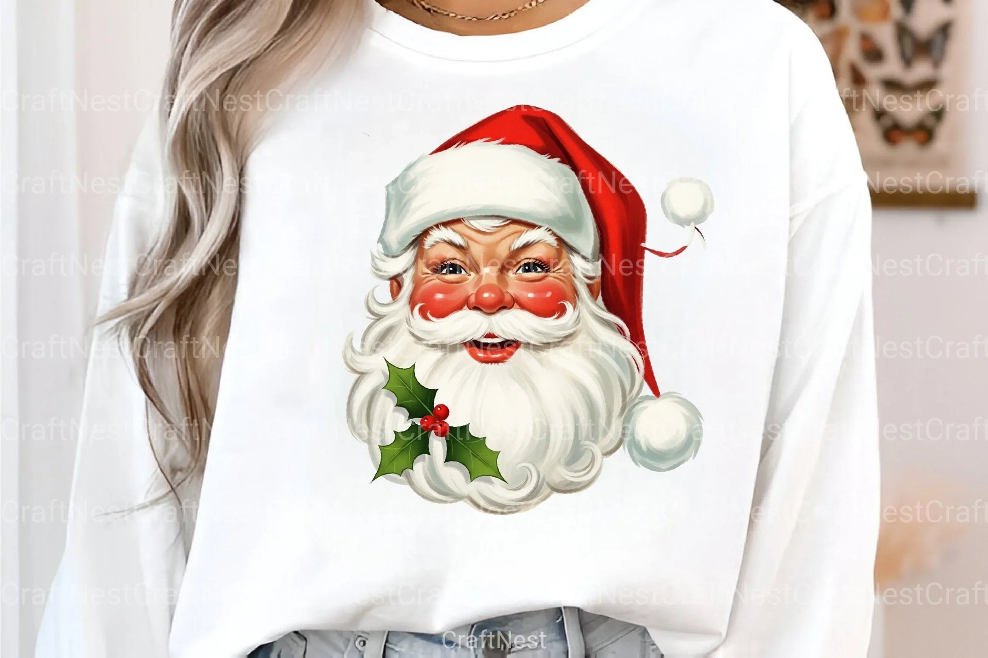 Vintage Santa Clipart Bundle 3 - CraftNest - Digital Crafting and Art