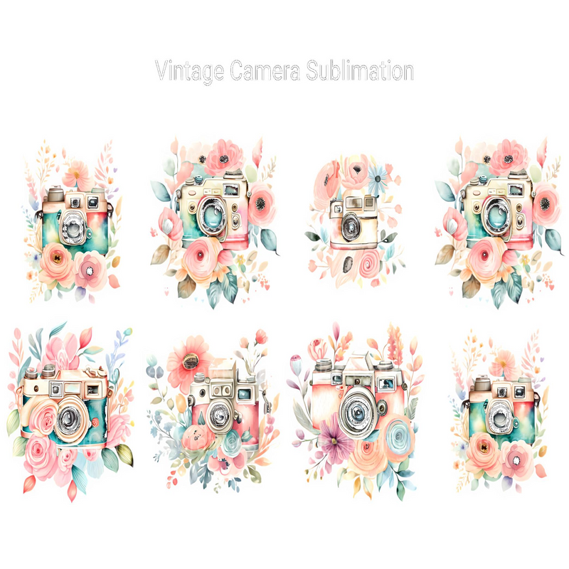 Vintage Camera Clipart - CraftNest - Digital Crafting and Art