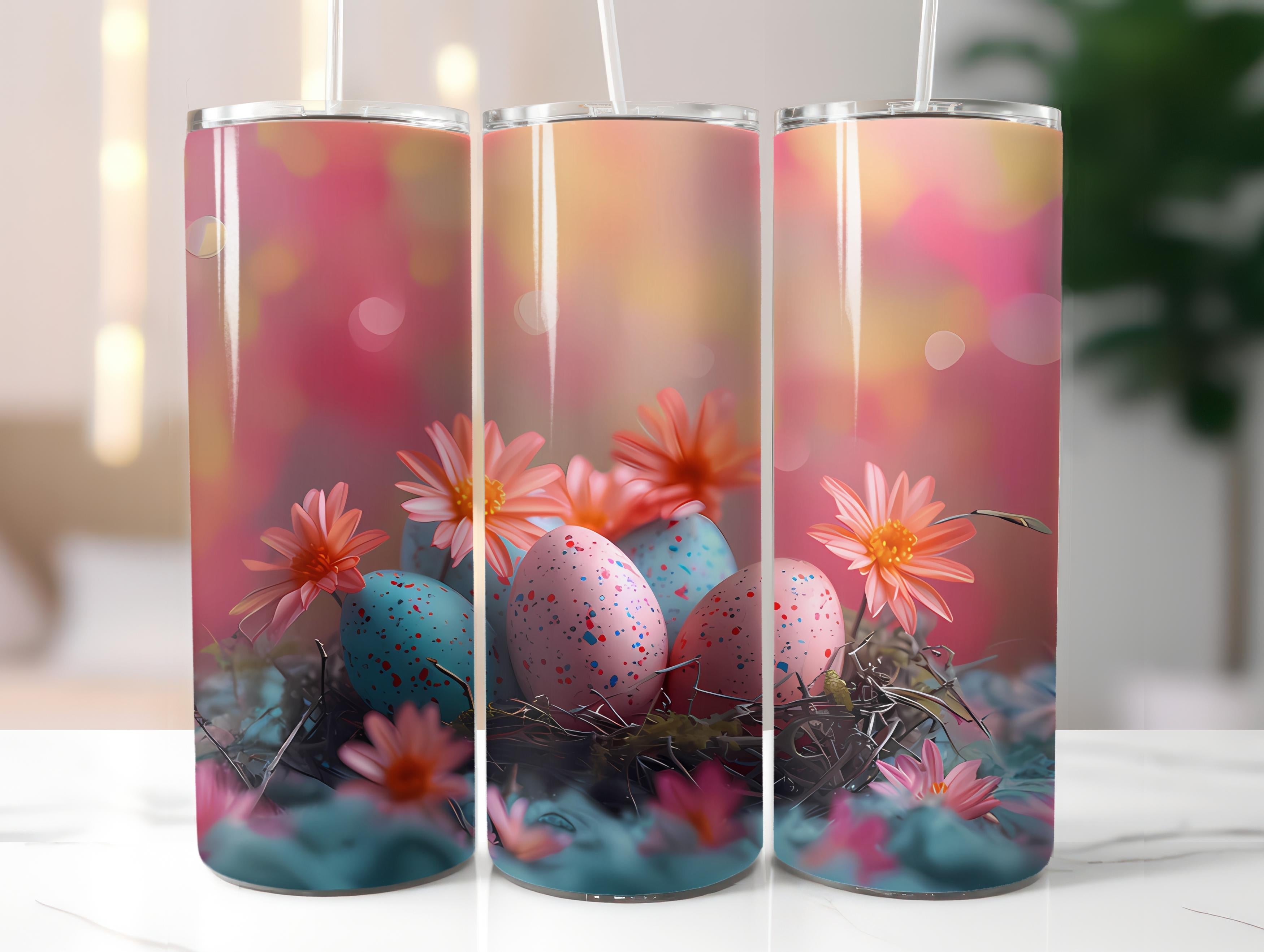 Vintage Easter 3 Tumbler Wrap - CraftNest