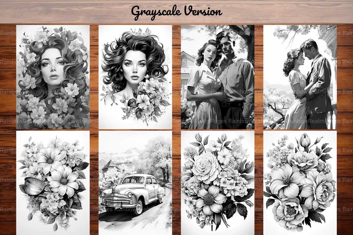 Vintage Spring Coloring Books - CraftNest