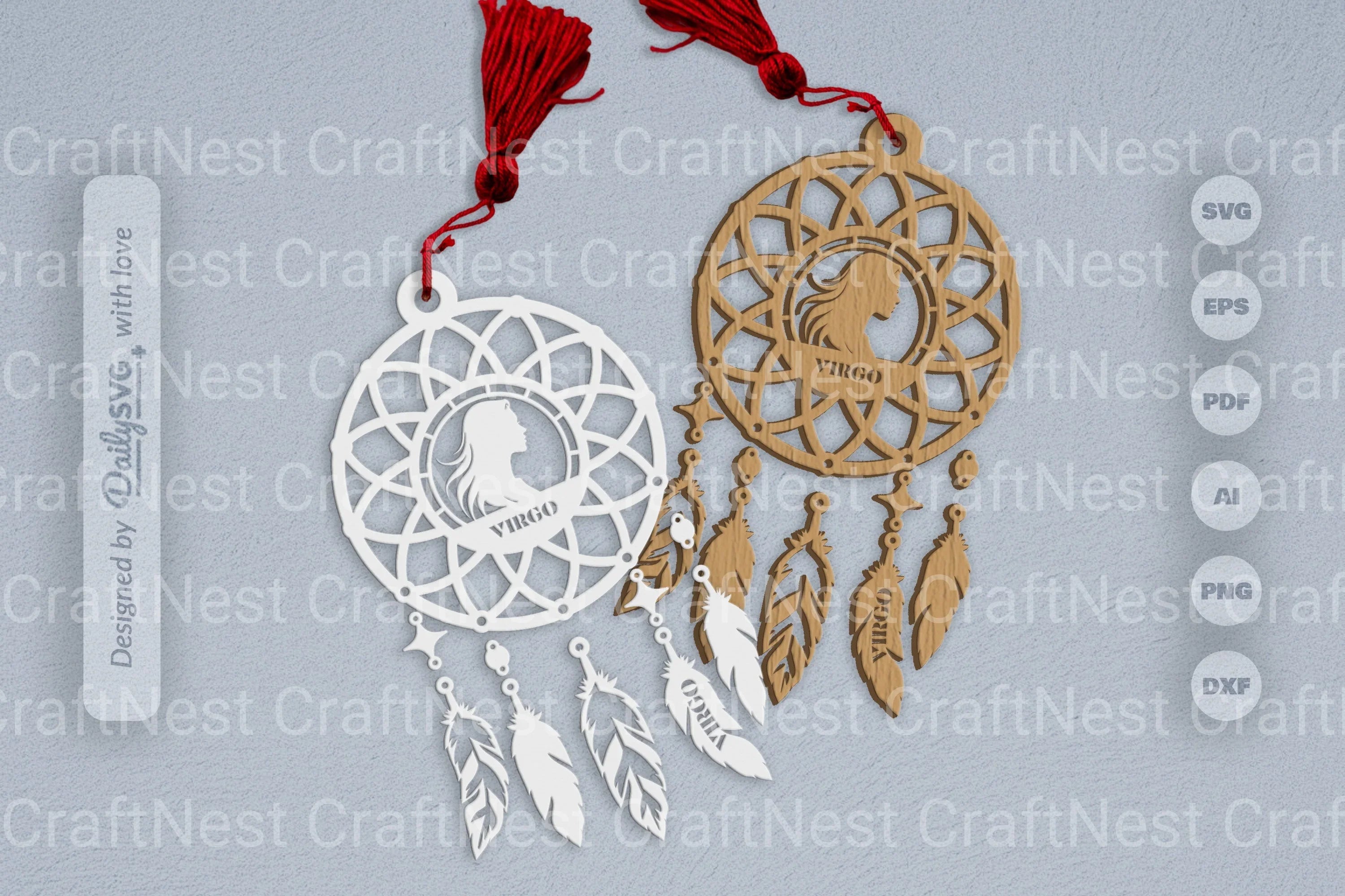 Virgo Dream Catcher Set SVG Bundle