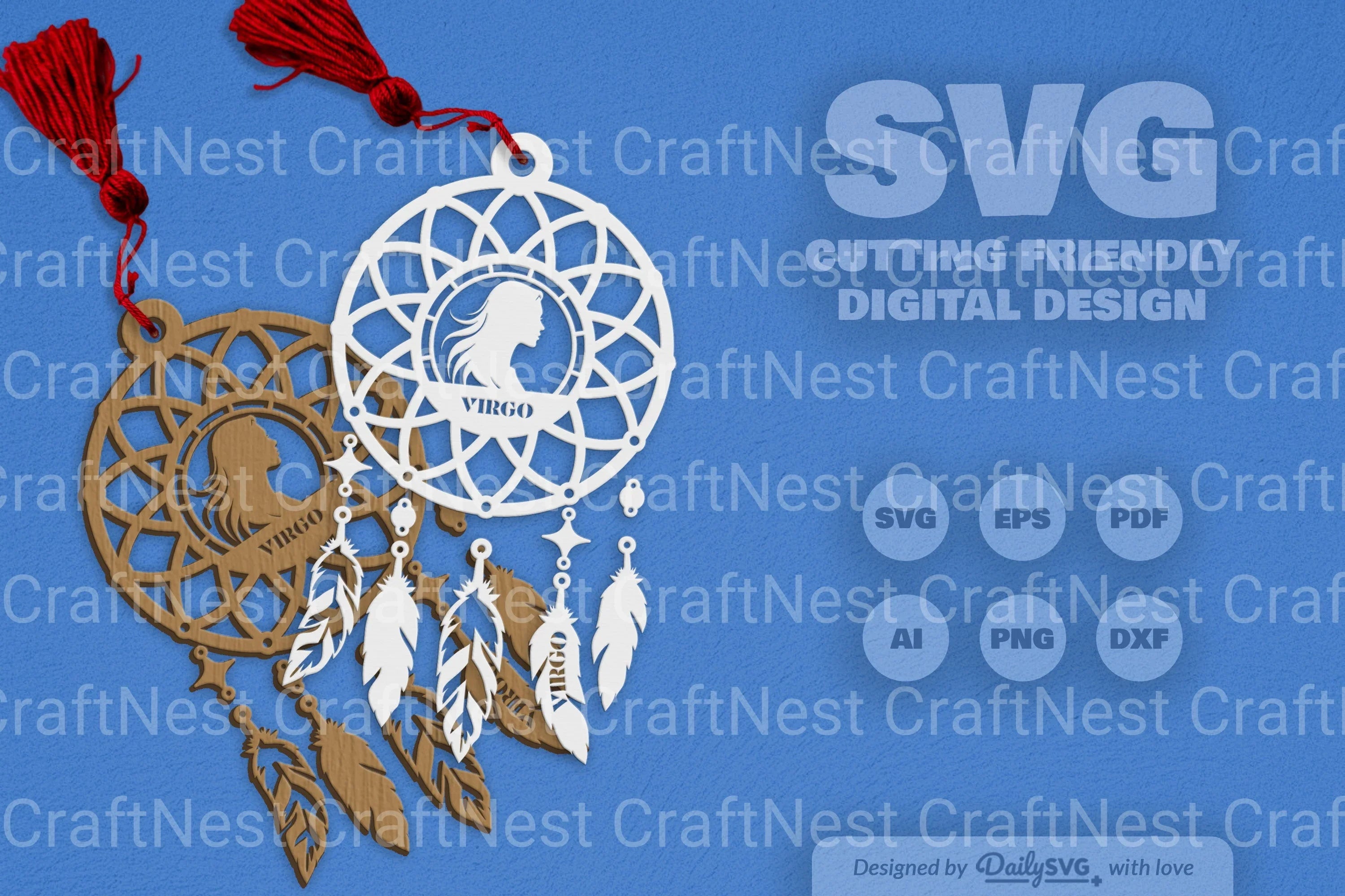 Virgo Dream Catcher Set SVG Bundle