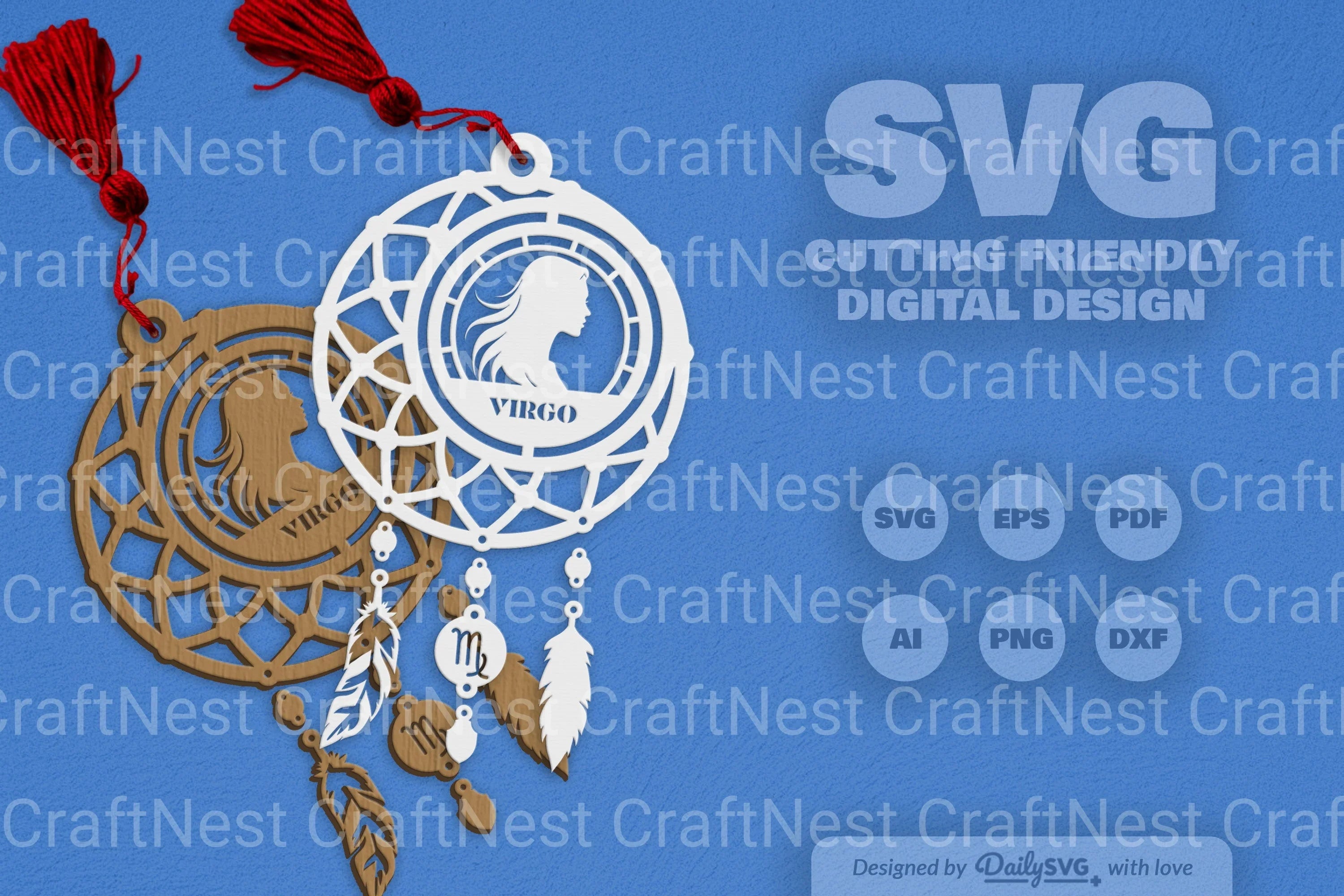 Virgo Dream Catcher Set SVG Bundle