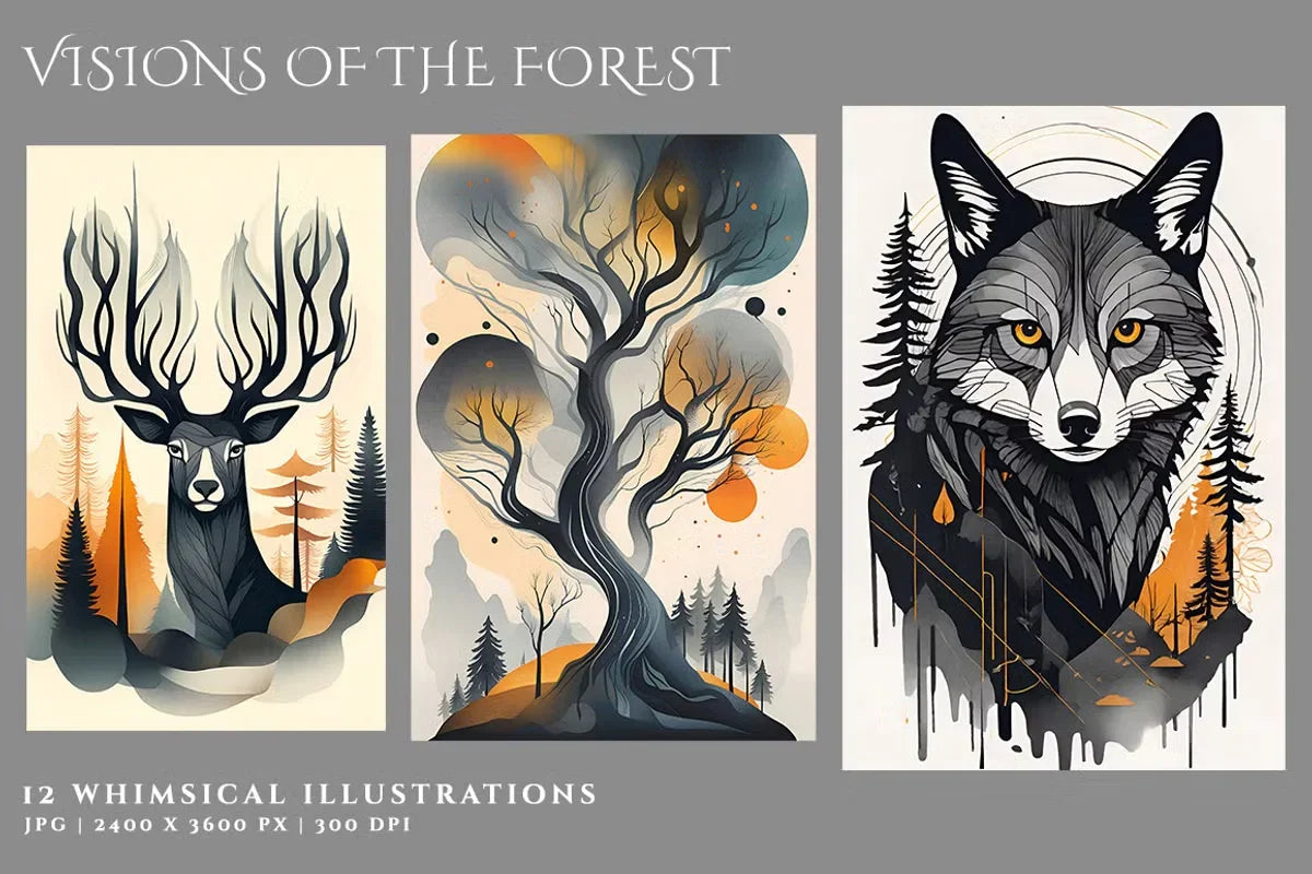 Visions of the Forest - Fantasy - CraftNest - Digital Crafting and Art
