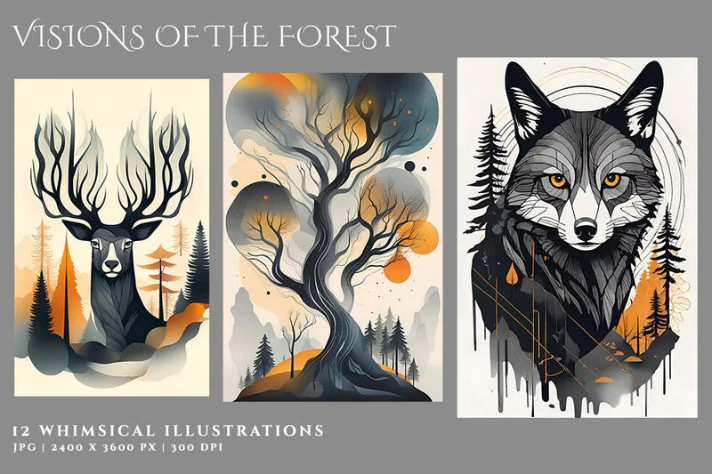 Visions of the Forest - Fantasy - CraftNest - Digital Crafting and Art