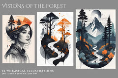 Visions of the Forest - Fantasy - CraftNest - Digital Crafting and Art