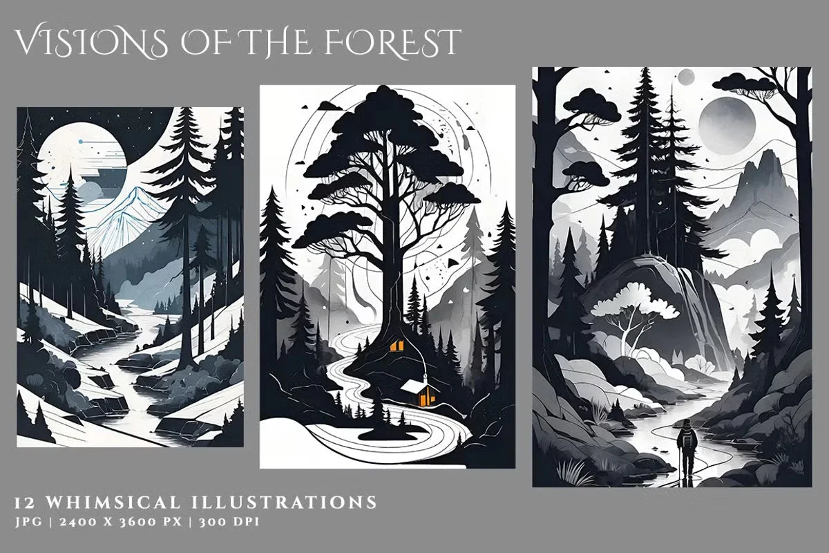 Visions of the Forest - Fantasy - CraftNest - Digital Crafting and Art