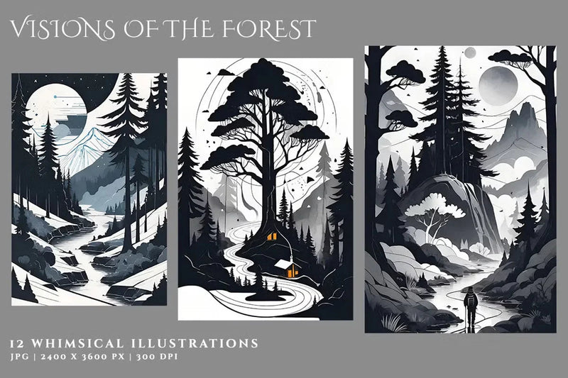 Visions of the Forest - Fantasy - CraftNest - Digital Crafting and Art