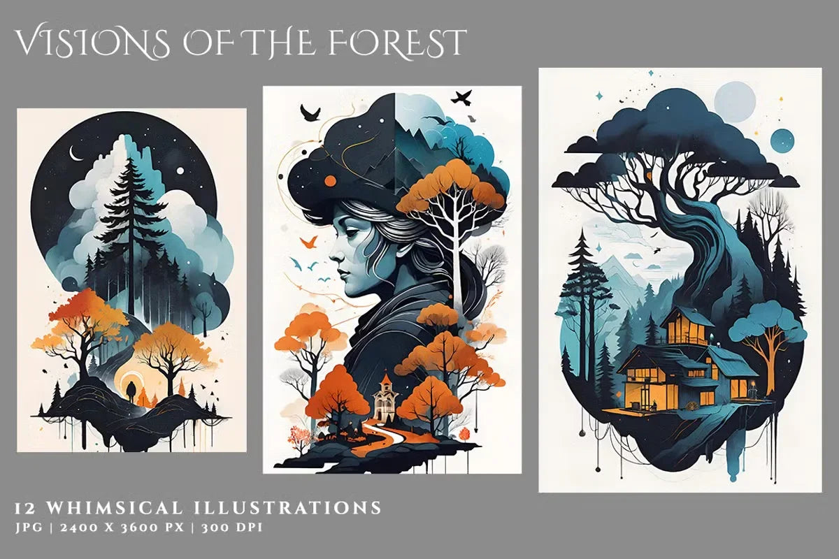 Visions of the Forest - Fantasy - CraftNest - Digital Crafting and Art