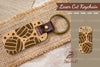 Volleyball Laser Cut Keychain Design Bundle