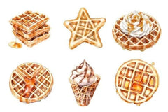 Waffle Clipart Bundle Collection - CraftNest - Digital Crafting and Art