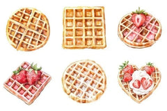 Waffle Clipart Bundle Collection - CraftNest - Digital Crafting and Art