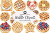 Waffle Clipart Bundle Collection
