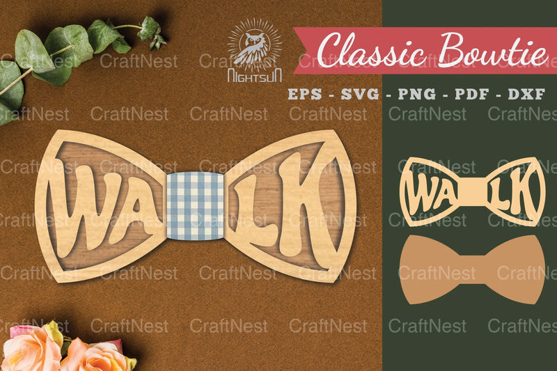 Laser Cut Bowtie SVG Bundle - CraftNest - Digital Crafting and Art