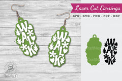 Walk Lasercut Earrings SVG Design Bundle - CraftNest - Digital Crafting and Art