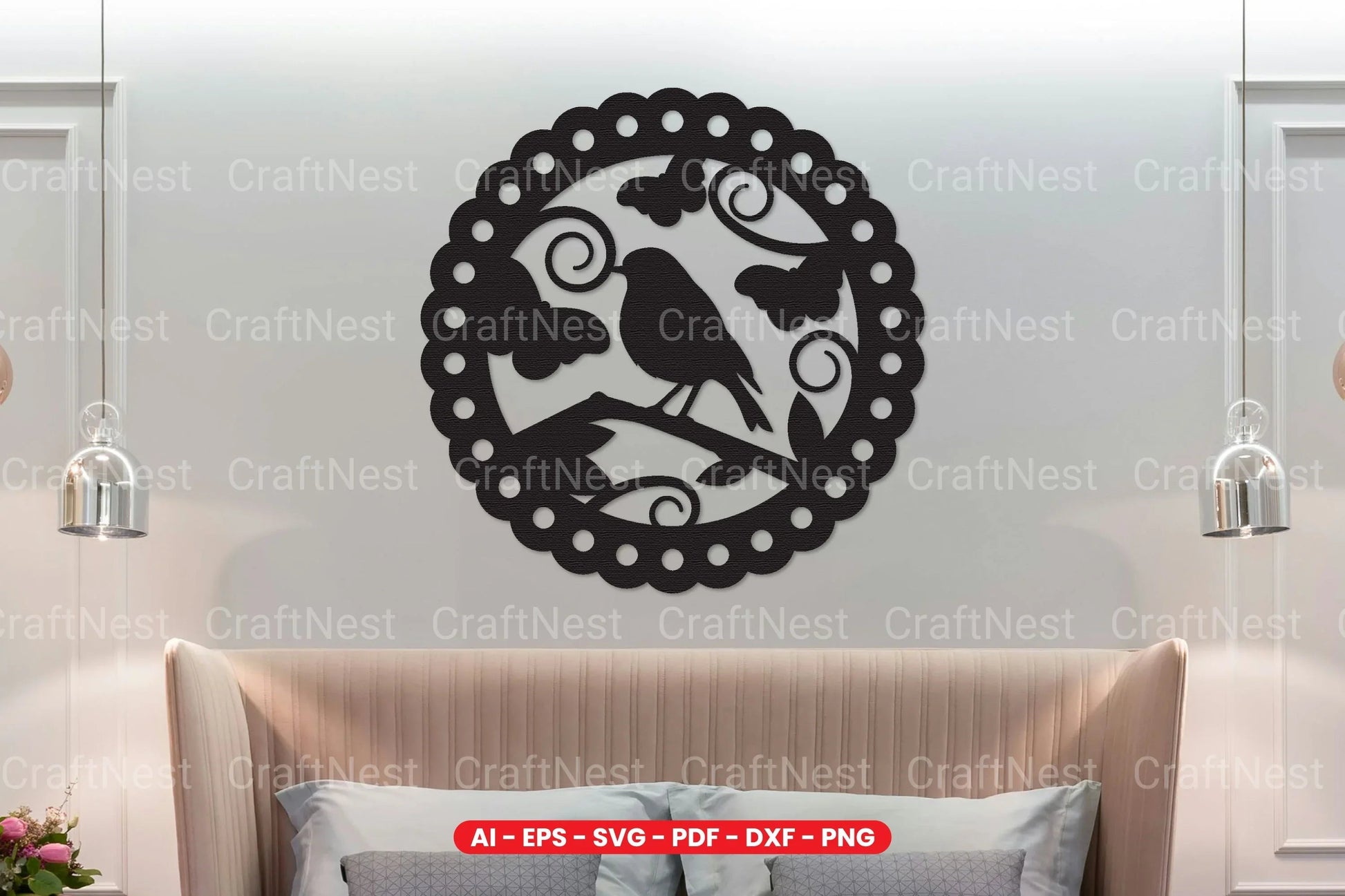 Wall Art Decoration Laser Cut SVG Bundle - CraftNest - Digital Crafting and Art