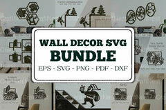 Wall Decor SVG Bundle - CraftNest - Digital Crafting and Art