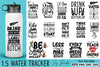 Water Tracker 15 SVG Bundle