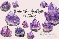 Amethyst Purple Clipart Bundle - CraftNest - Digital Crafting and Art