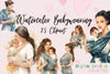 Babywearing Mom and Baby Clipart Bundle