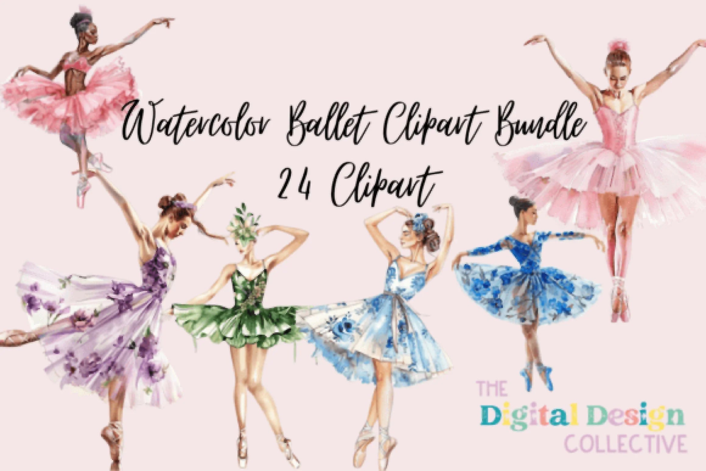 Elegant Ballet Clipart Bundle - CraftNest - Digital Crafting and Art