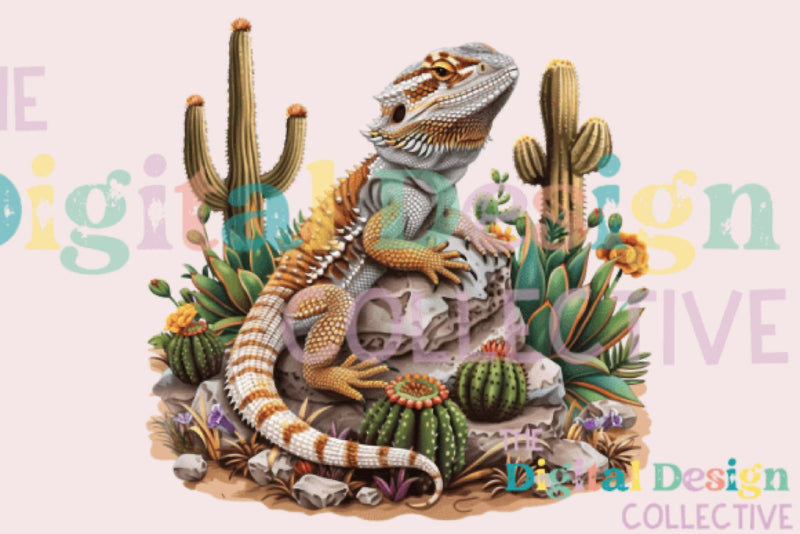 Bearded Dragon Clipart Bundle 2005 - CraftNest - Digital Crafting and Art