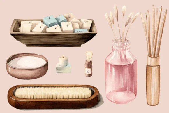 Botanical Spa Day Clipart Bundle - CraftNest - Digital Crafting and Art
