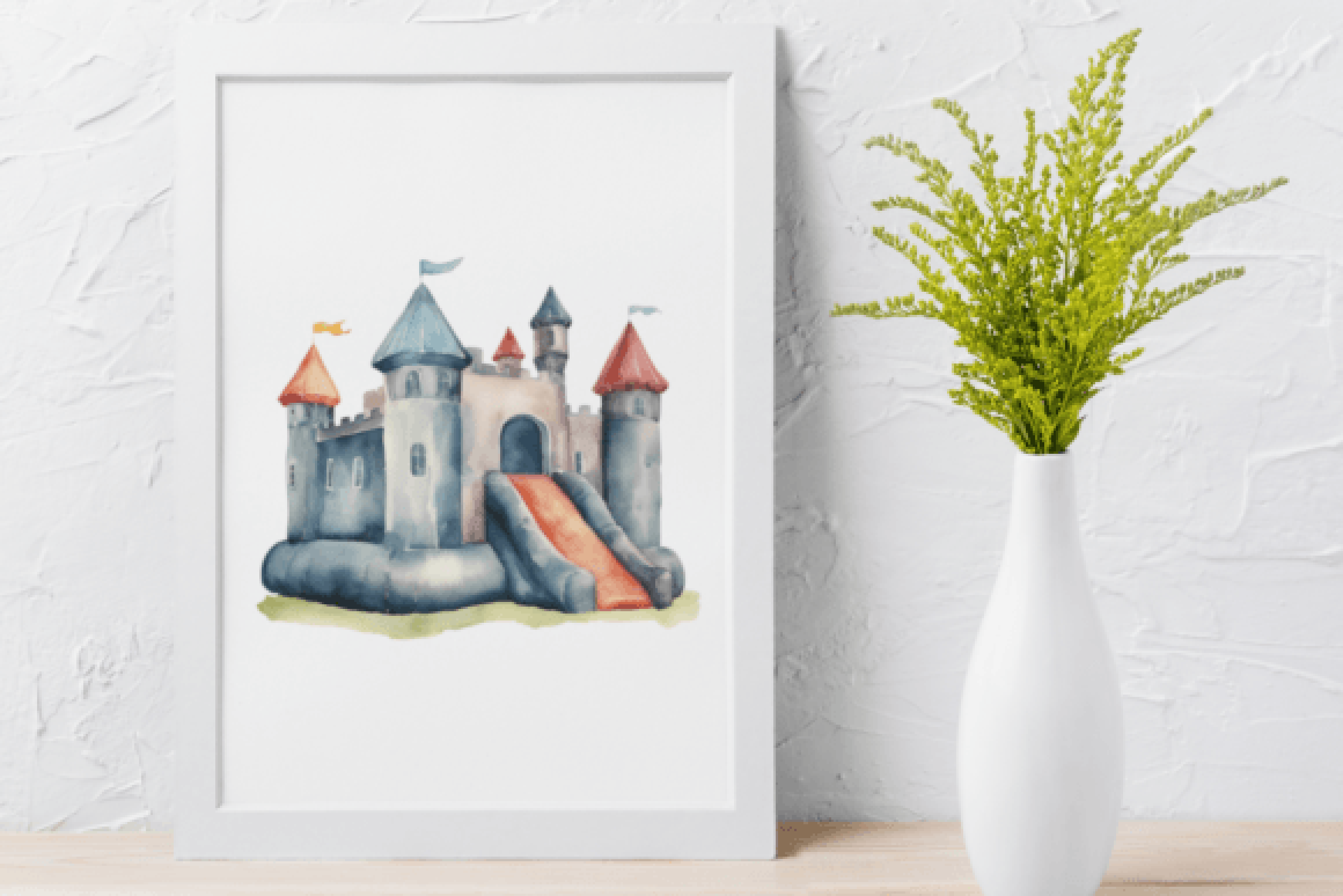 Vibrant Bouncy House Clipart Designs Bundle