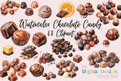 Chocolate Clipart Bundle - CraftNest - Digital Crafting and Art