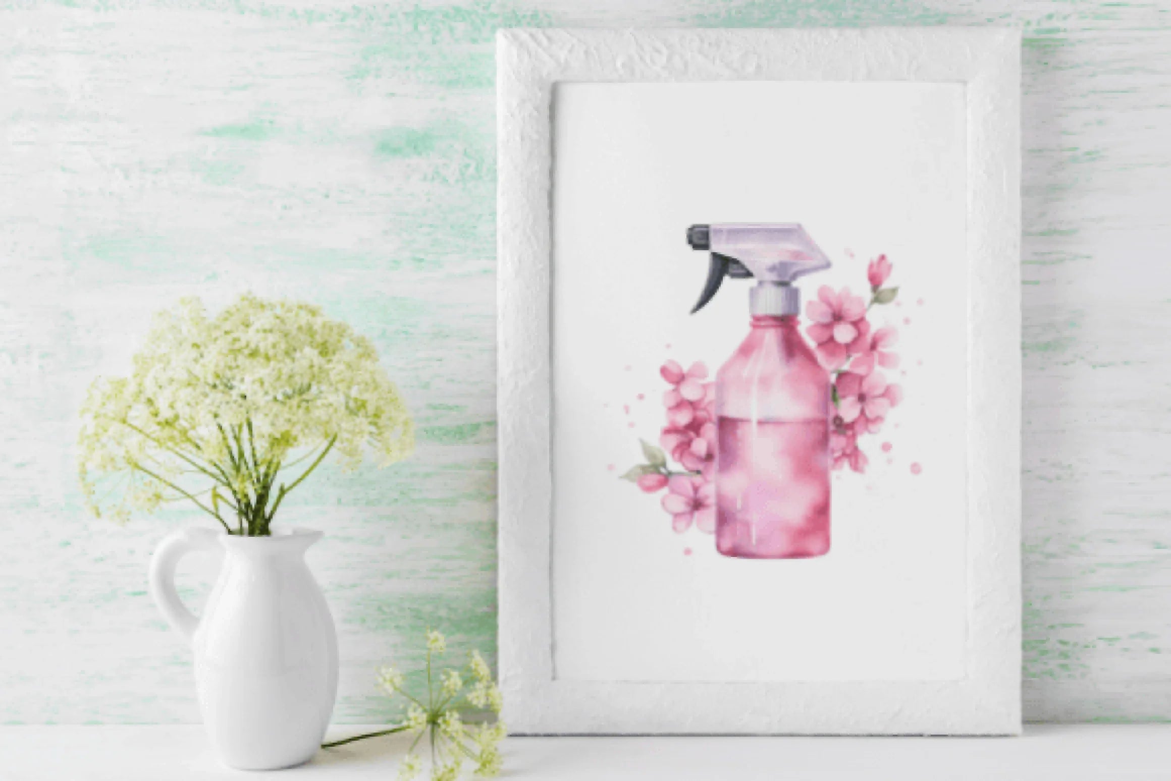 Eco-Friendly Cleaning Spray Bottles Clipart Bundle - CraftNest - Digital Crafting and Art